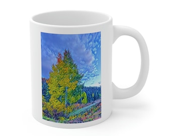 Ceramic Mug 11oz with Colorado's Aspen Tree