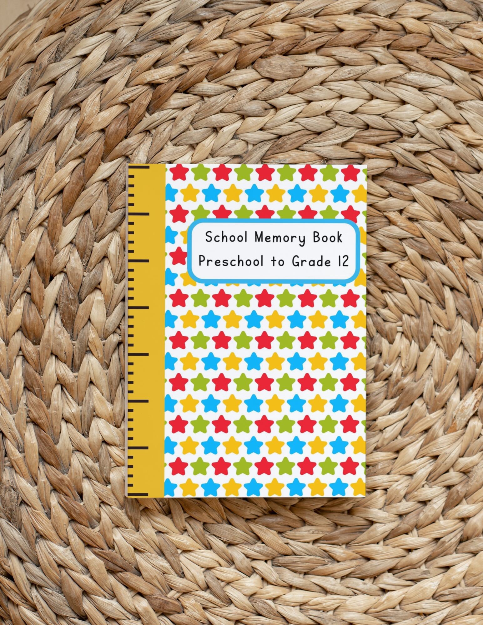 Printable Grade Memory Book, Printable School Grade Book, Personal ...