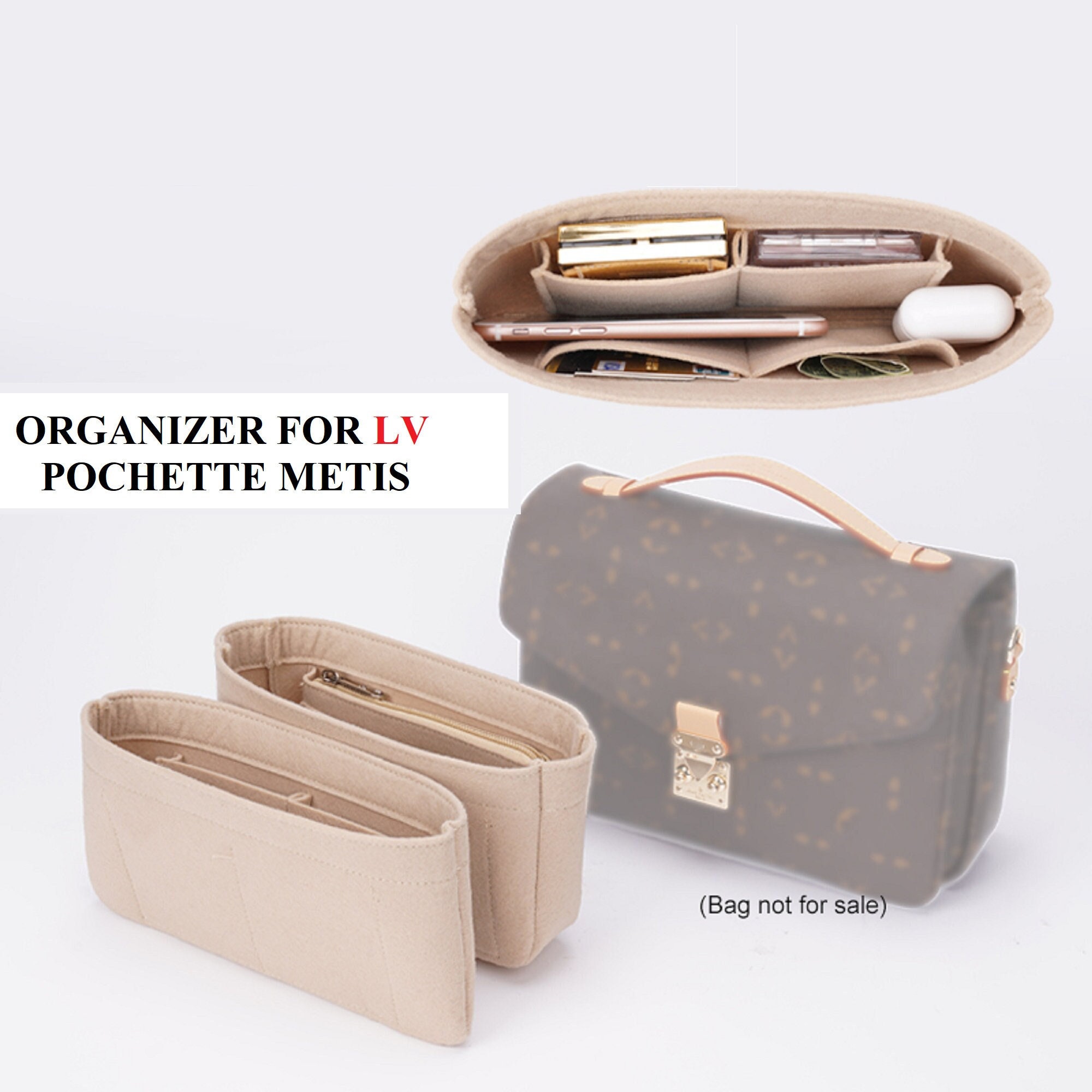  Zoomoni Premium Bag Organizer for Louis Vuitton Loop