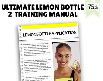 lemon bottle fat dissolving protocol Lemon Bottle Fat Dissolve Training Manual: Editable Lipolysis Guide (canva)