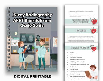 ARRT X-ray Radiography Boards Exam Study Guide (Digital Download)