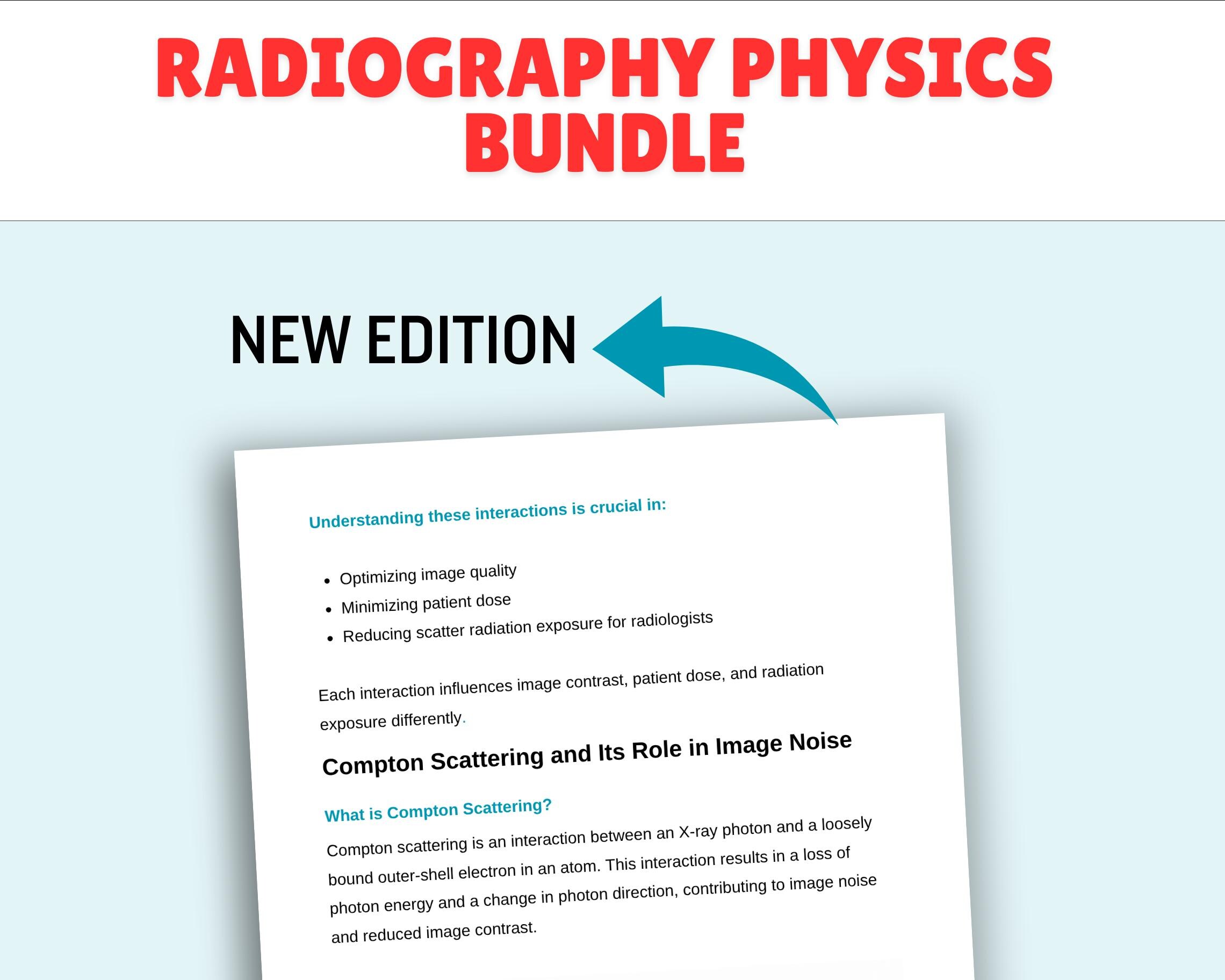 X-ray Radiography Physics Study Guide: Rad Tech Boards Prep (digital ...