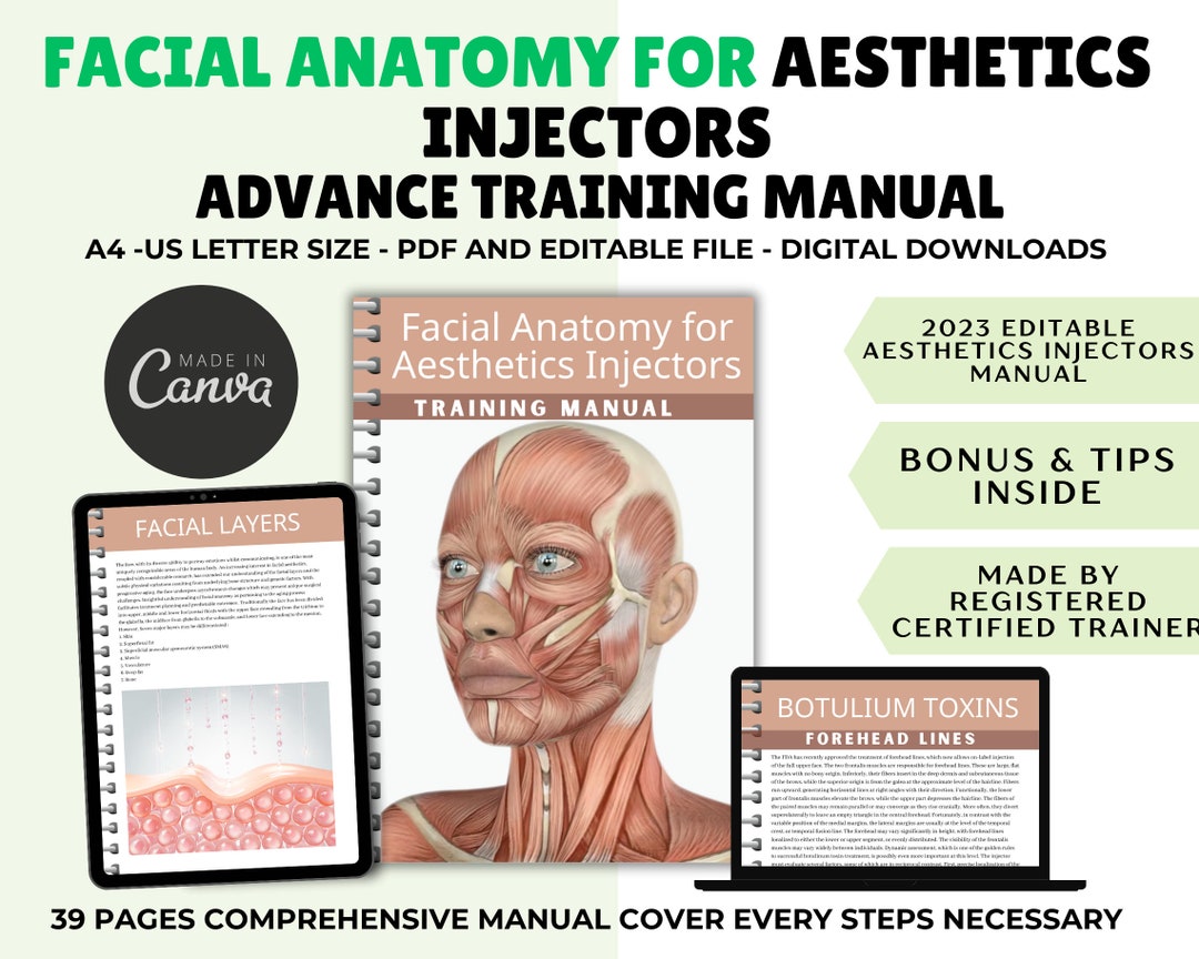 Facial Anatomy for Aesthetics Injectors Training Manual, PDF Ebook