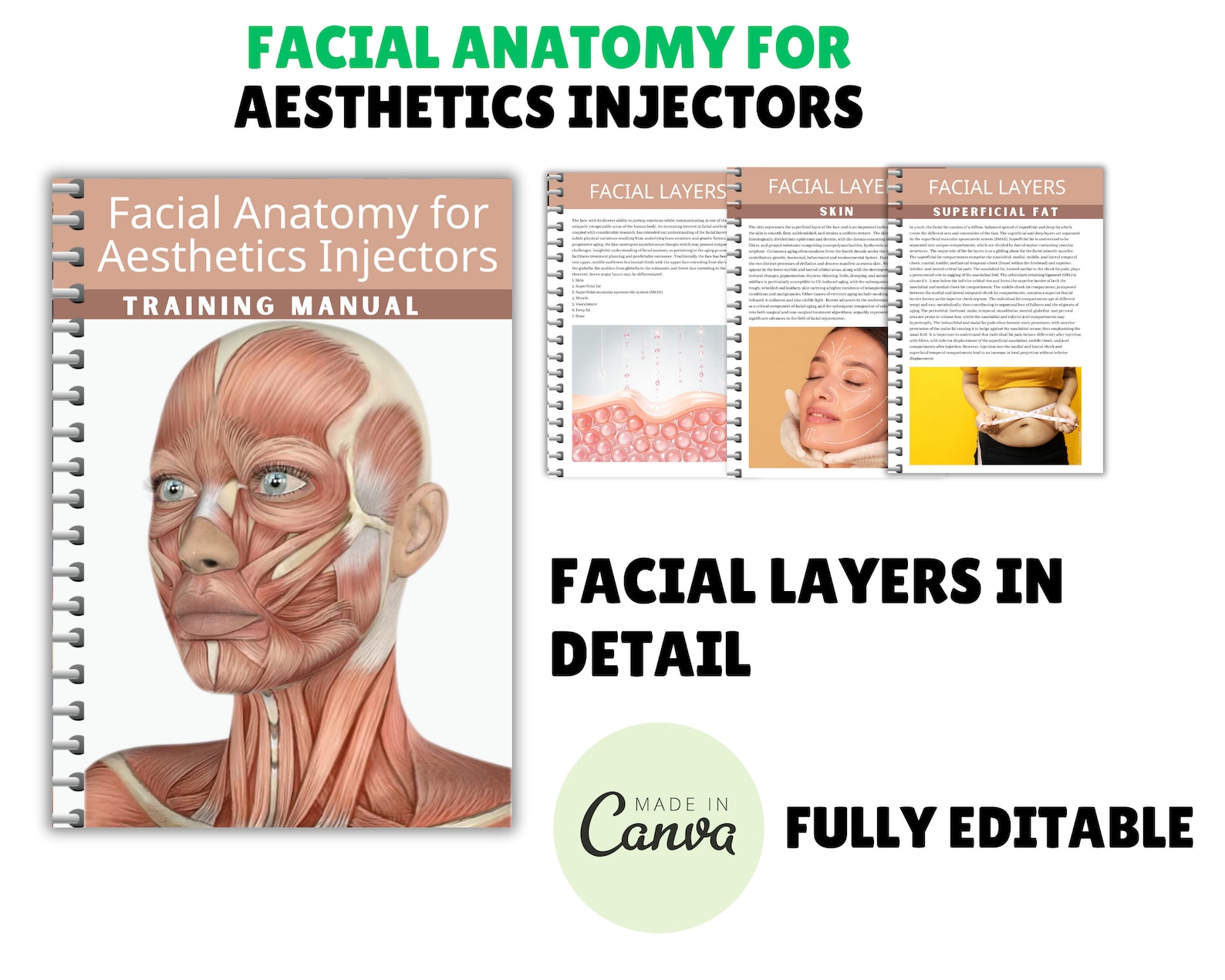 Facial Anatomy for Aesthetics Injectors Training Manual (PDF Ebook) - Etsy