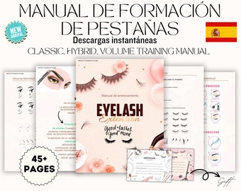 Manual de Formación de Extensiones de Pestañas, Extensiones de Pestañas, Clases de Extensiones Pestañas, Curso de Extensiones de Pestañas