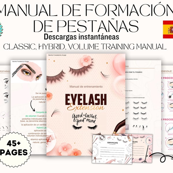 Manual de Formación de Extensiones de Pestañas, Extensiones de Pestañas, Clases de Extensiones Pestañas, Curso de Extensiones de Pestañas