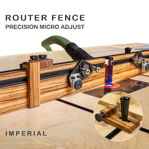 Plans de clôture de table de toupie | Micro-ajustement de précision | Travail du bois PDF