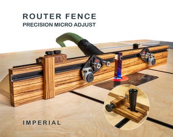 Router Table Fence Plans | Precision Micro Adjust | Woodworking PDF