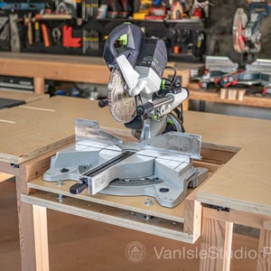Table Saw & Miter Saw Workbench Plans (Imperial) - DIY Woodworking PDF image 12