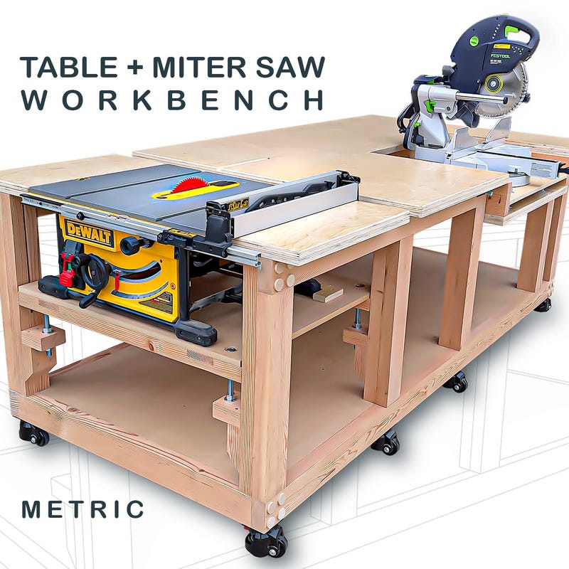 Jobsite Table Saw Murphy - Etsy UK