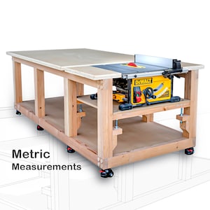 Table Saw WORKBENCH Plan Metric