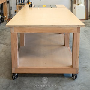 Ritningar för arbetsbänk för bordssåg (Imperial) – DIY-träbearbetning PDF bild 9