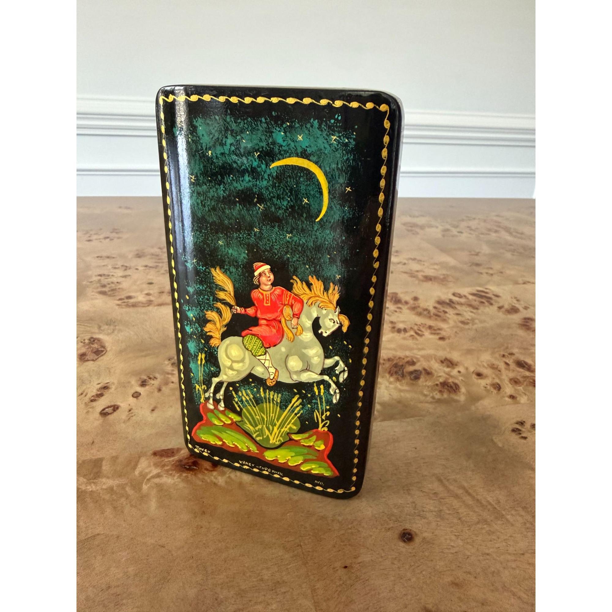 Russian Palekh Box - Etsy
