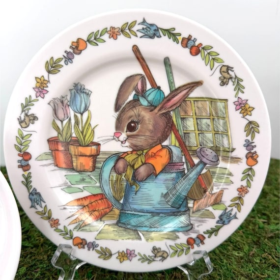 Vintage Oneida Deluxe Peter Rabbit Child's Set - Etsy