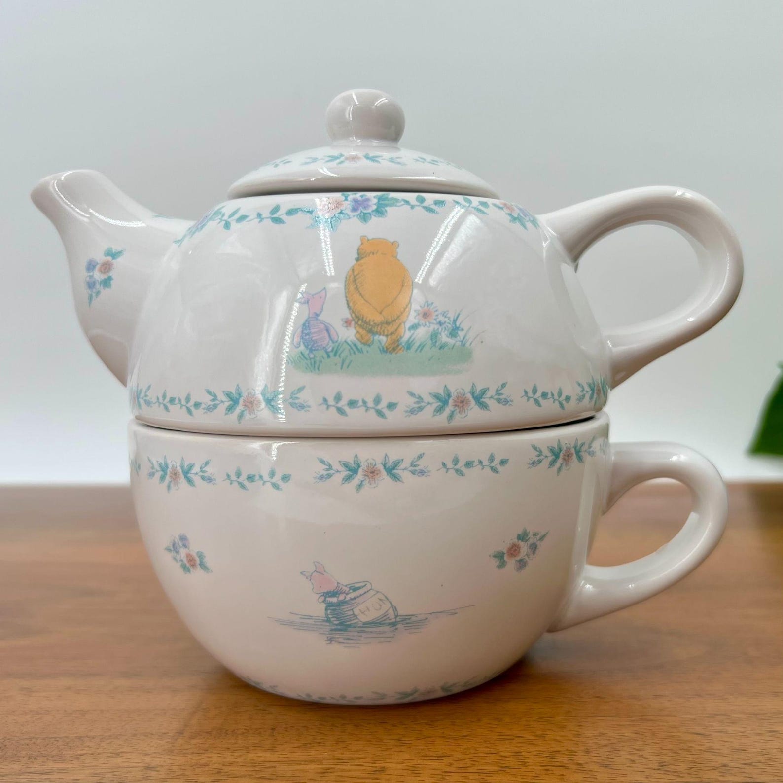 HTF Disney Store Winnie the Pooh Stacking Tea for One - Etsy