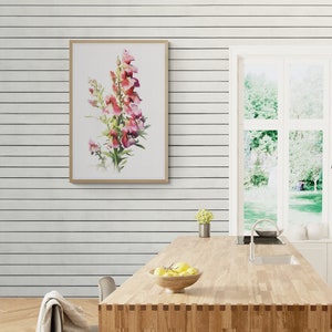 Flowers Paintings Modern Art Minimalist Wall Decor Botanical Design For Living Room Vivid Colors Creative Gift