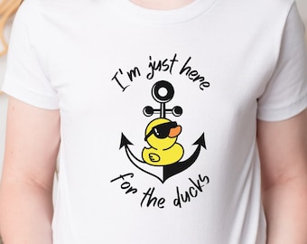 Camiseta infantil Cruise Duck: divertida camiseta de cazador de patos