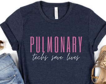 Pulmonal Techniker retten Leben T-Shirt: Unisex Jersey T-Shirt