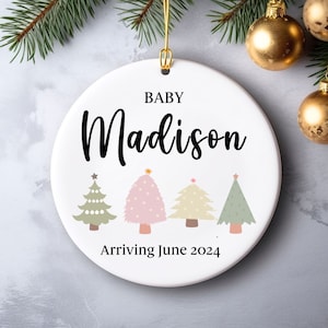 Expecting Pregnancy Christmas Ornament, Last Christmas As Two, New Baby Ornament, Baby Announcement, Gift for New Parents, Pregancy Gift