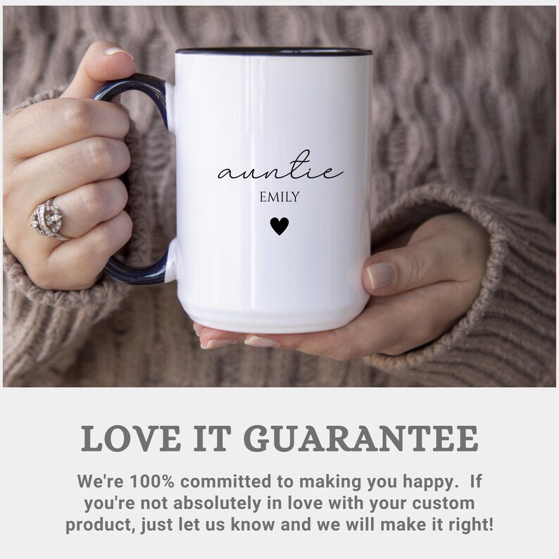 Aunt and Uncle Pregnancy Announcement Mug Set Minimalist Promoted to ...