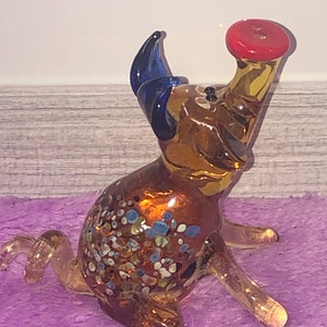 Pig made in glass, little cute pig, collectible glass, art glass, handmade gift, home decor, garden ornaments, art glass figures image 5