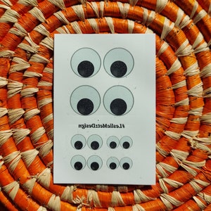 Pack of Googly Eye Temporary Tattoos