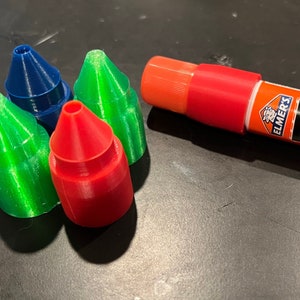 CraftFancy Precision Tip Glue Applicator Bottles + funnel - 2 pack