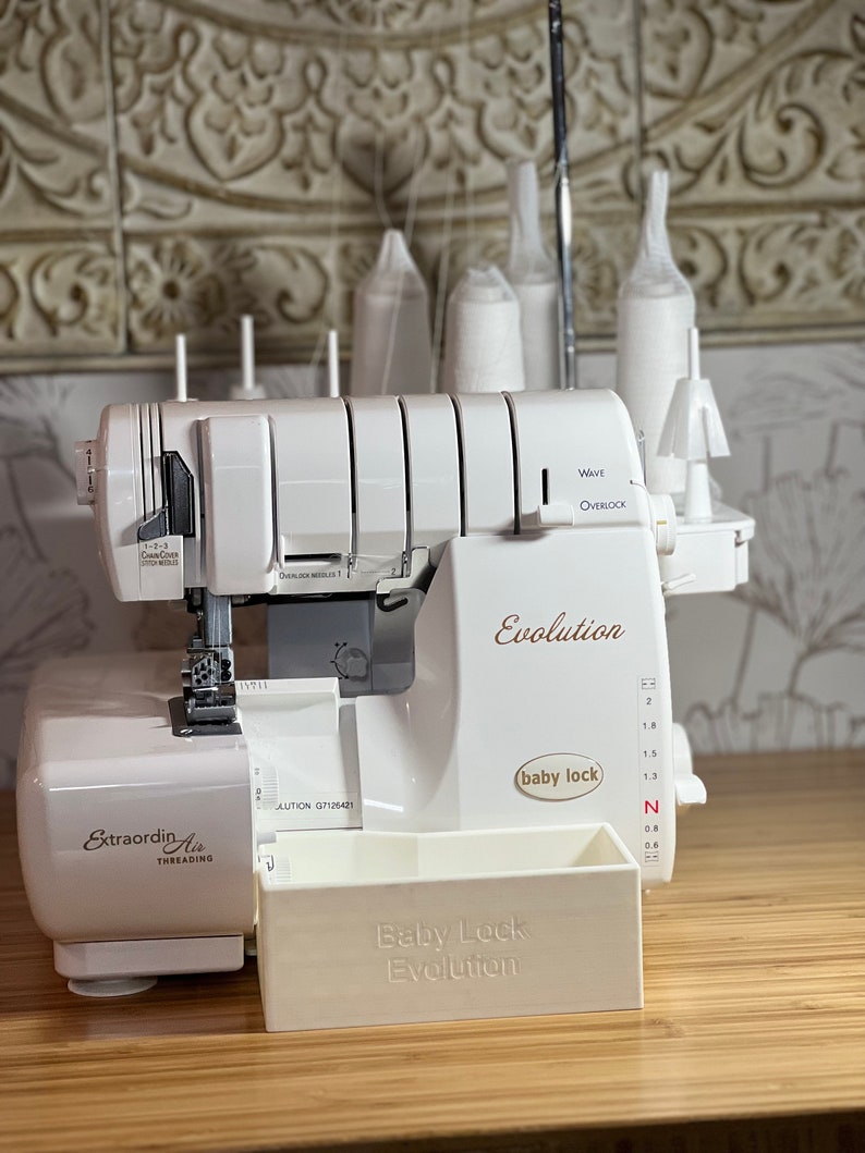 Baby Lock Evolution Serger Thread Bin Etsy