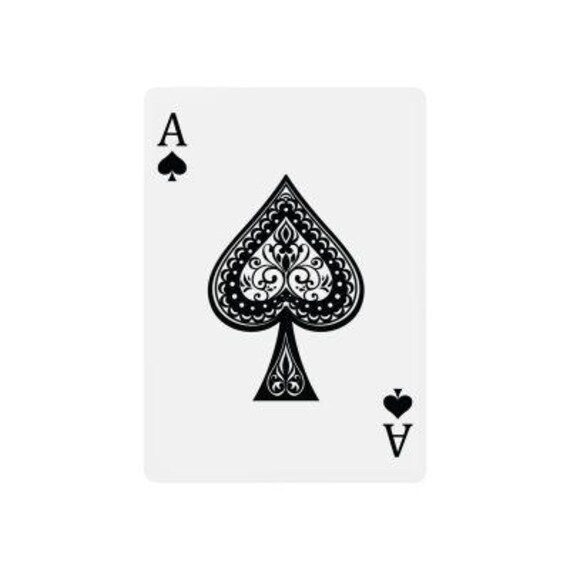 Patriotic Poker Playing Cards - Trump Design & Ace of Spades