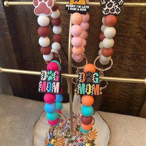 Llavero de pulsera para amantes de los perros