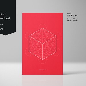 Digital Download Wall Art Inspiration, Yoga Studio Poster Print &quot;Root Chakra&quot;