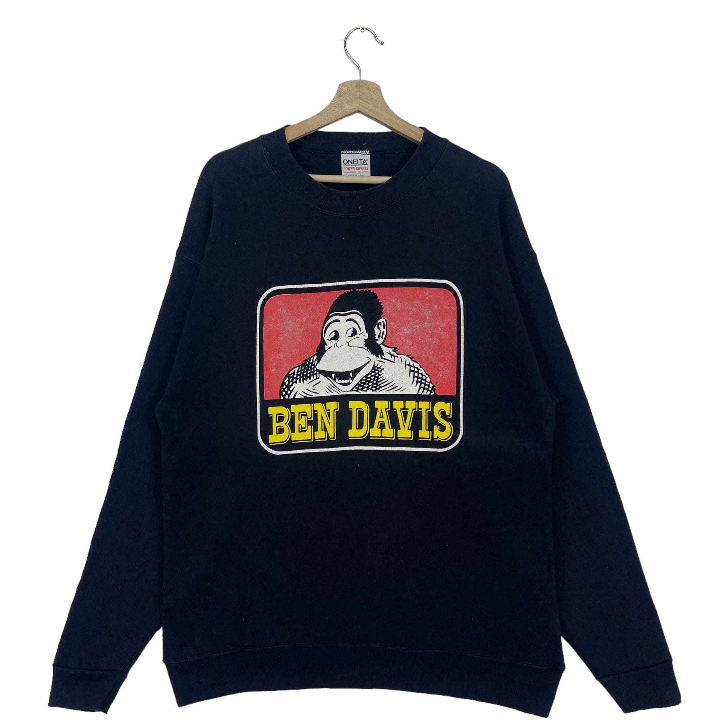 Vintage 90s Ben Davis Sweatshirt Crewneck Classic Big Logo Pullover Sweatshirt Size Medium Made in USA Etsy