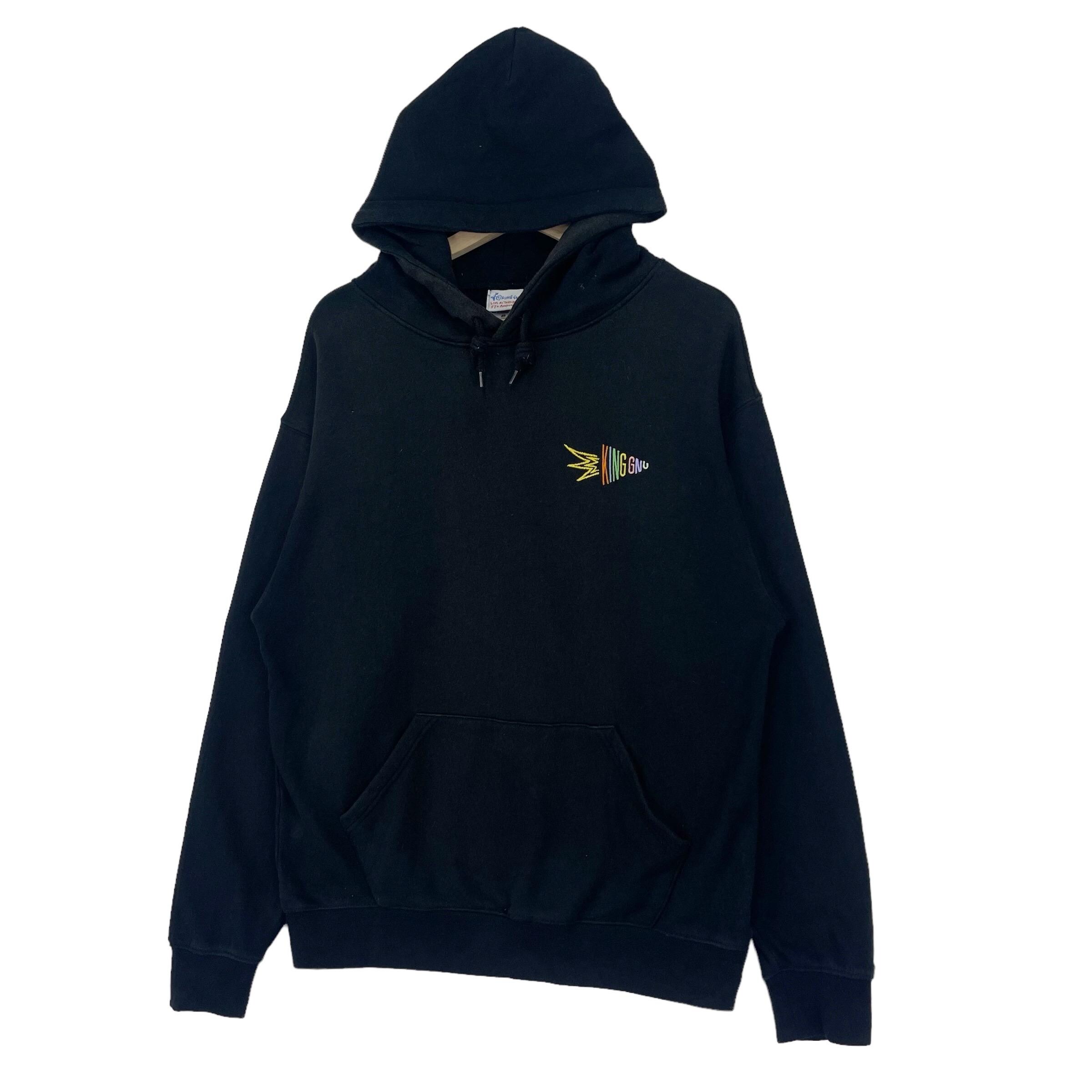 King GNU Sweatshirt Hoodie Embroidered Big Logo Japanese