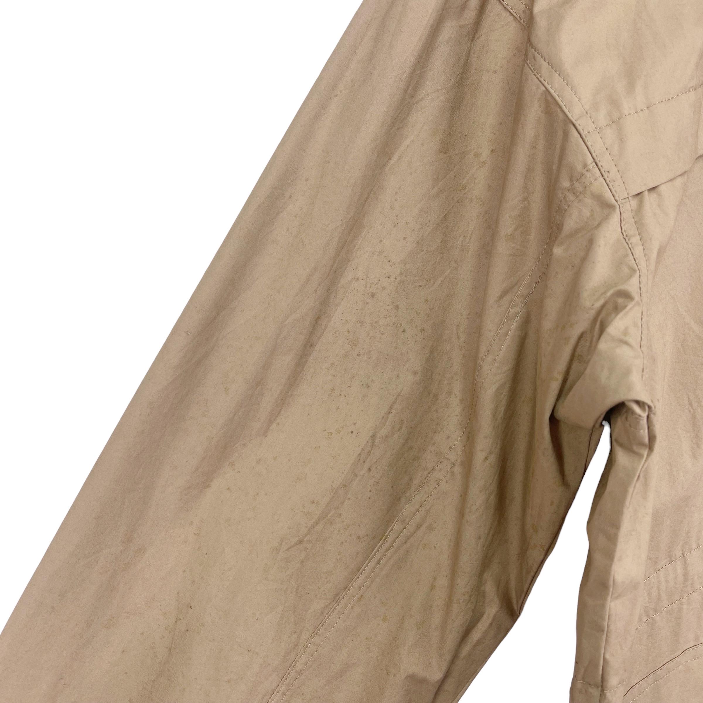 Vintage Camel Trophy Jacket Hoodie Zipper/button Brown Jacket Size