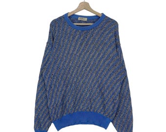 Vintage 90’s Raika Knit Sweater pullover Fashion Multicolour Fashion Knitwear Sweater Size Medium