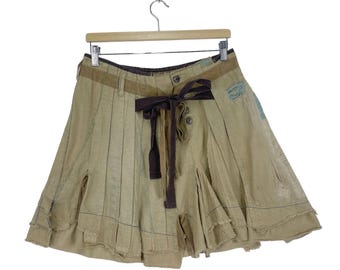 Vintage Marithe Francois Girbaud Skirt Multi Layered Skirt Size 30
