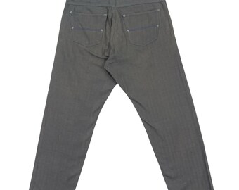 Vintage 90's Stussy Denim Pants Faded Grey Jeans Denim Size 38
