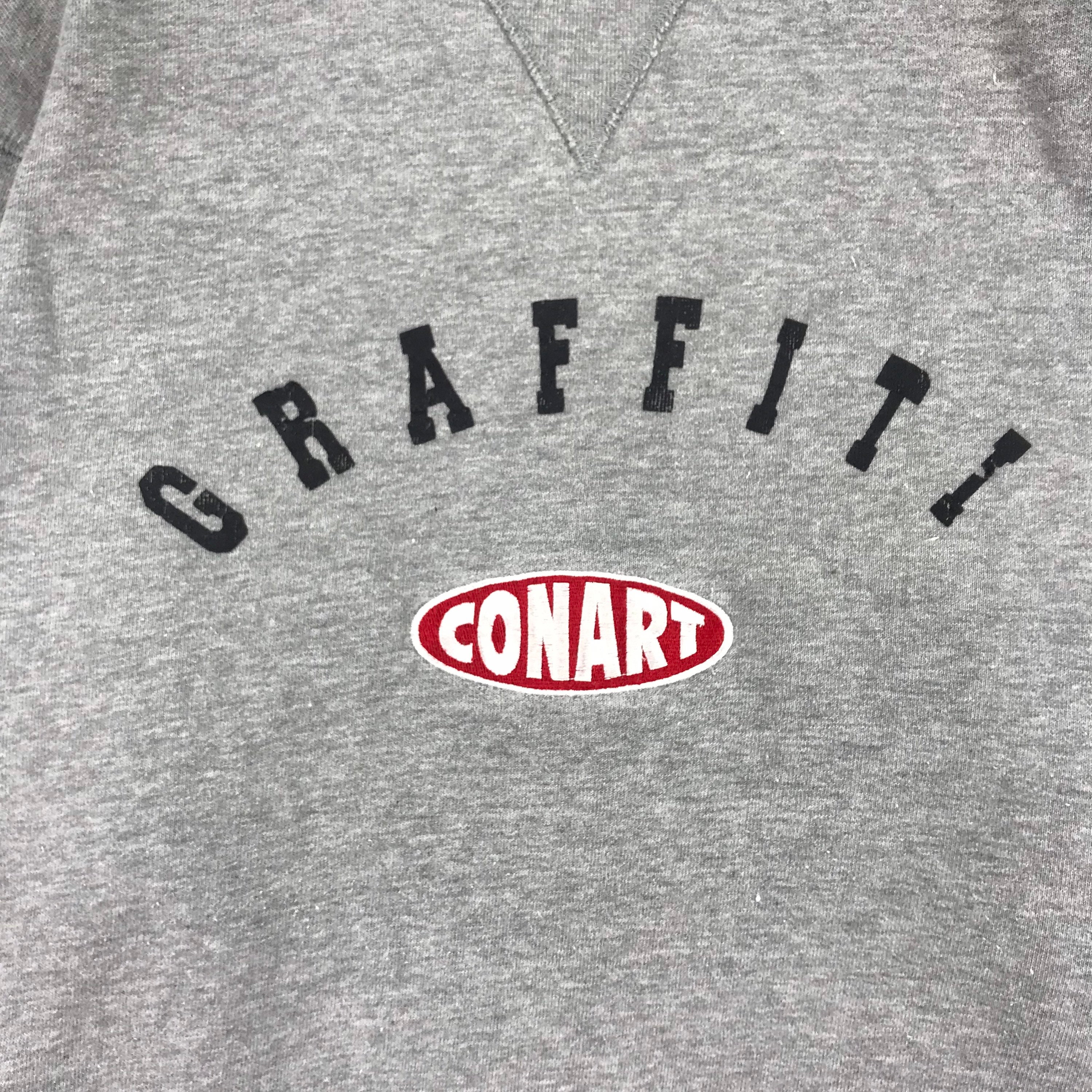 90s conart スウェット Vintage 90's Conart Sweatshirt Crewneck Big Logo Conart