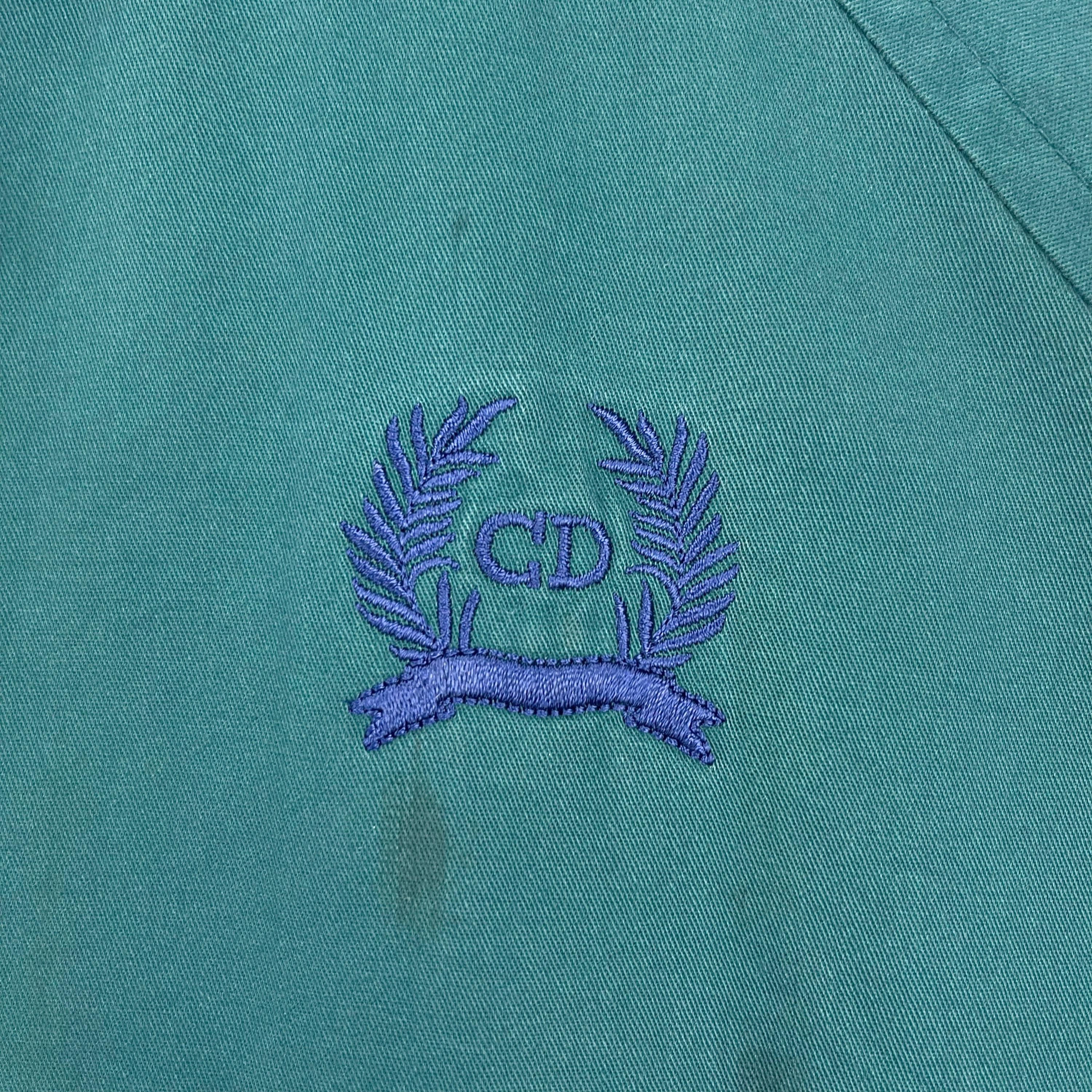 Vintage 90's Christian Dior Harrington Jacket Embroidery CD Logo