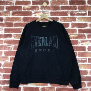 Vintage Evarlast Sweatshirt Crewneck Big Logo Boxing Jumper Pullover Sweatshirt Size Large