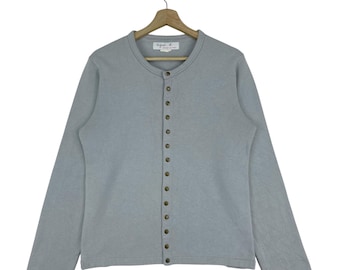 トップス 90s agnes b. homme Snap-Button Cardigan black Bronze snap cardigan