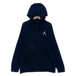 Vintage Jordan Air Sweatshirt Hoodie Pullover Jumper Black Sweatshirt Size Medium