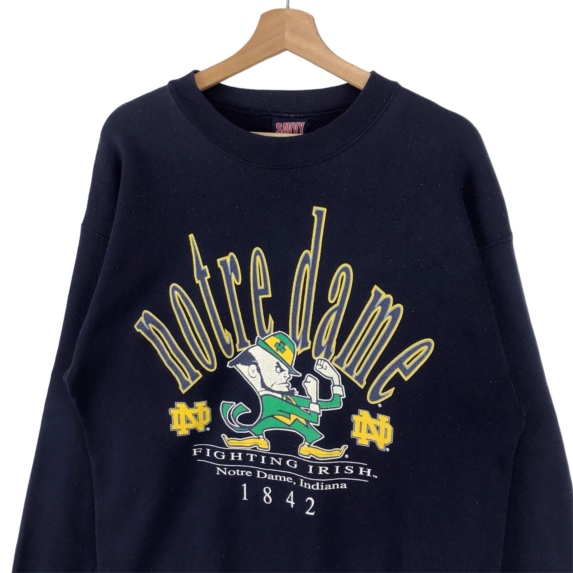 90年代ヴィンテージ ノートルダム大学 スウェットシャツ ビッグロゴ
