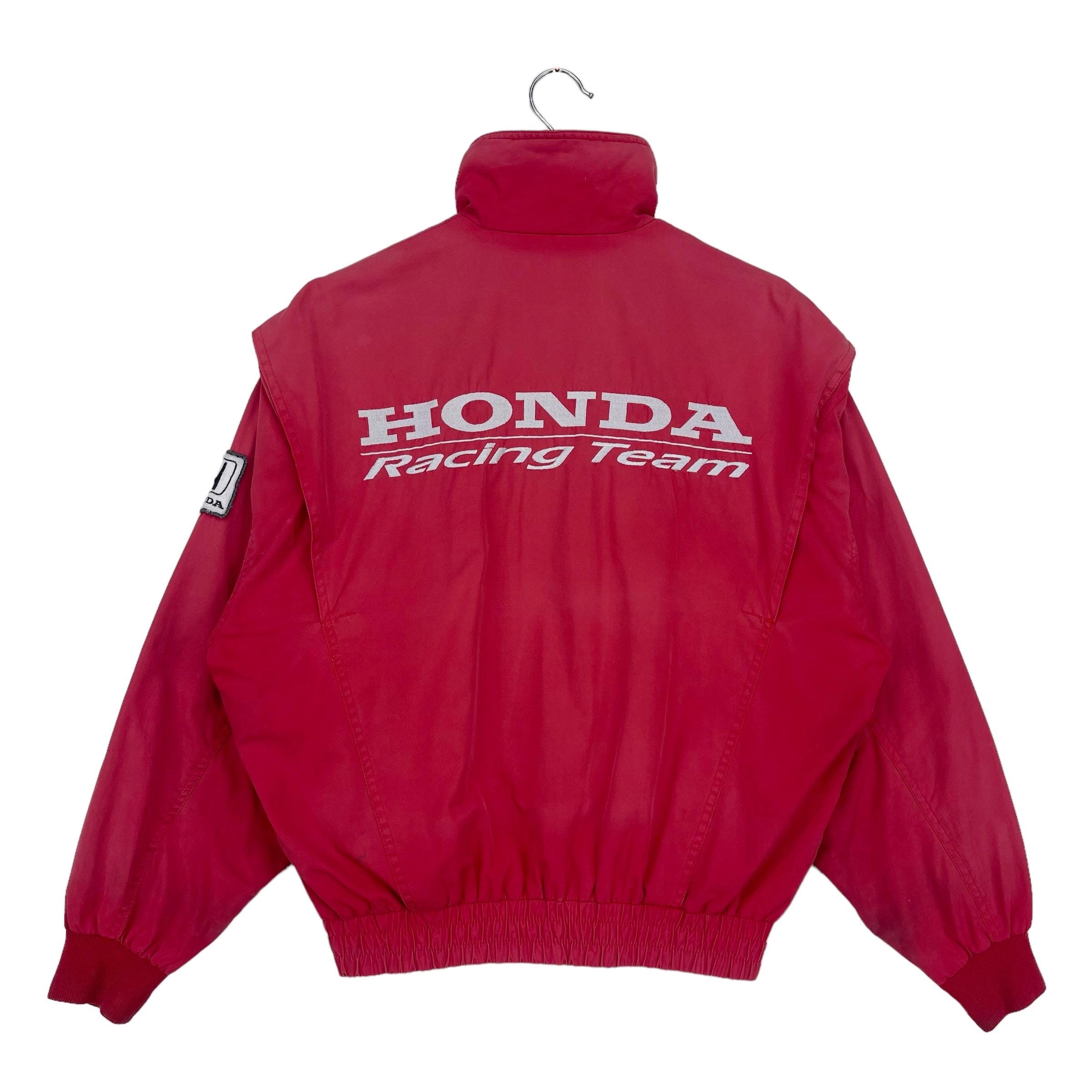 専用です！ HONDA RACING TEAM ジャケット Vintage Honda Racing Team Bomber Jacket Zipper/button