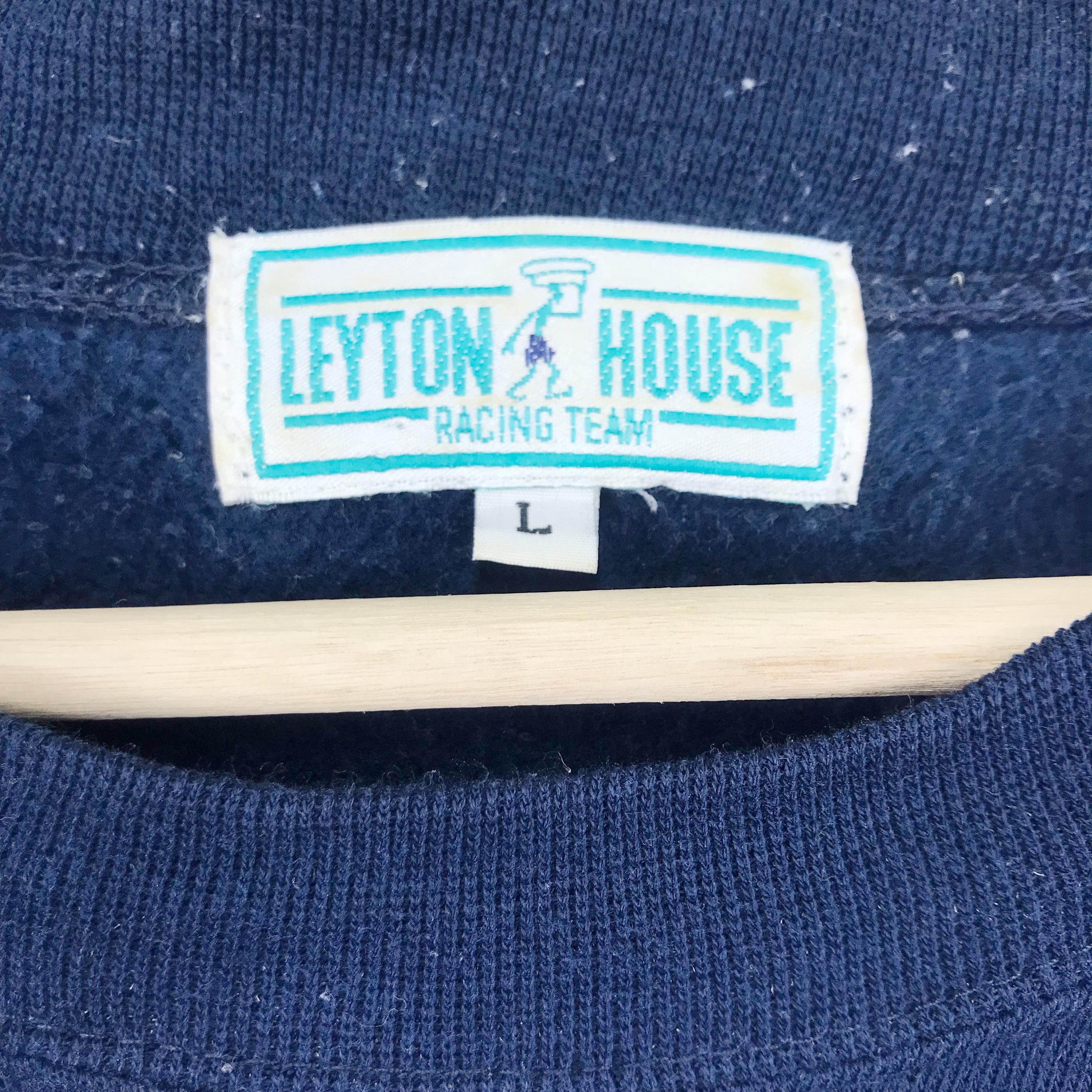 ヴィンテージ レイトンハウス チームレーシング スウェットシャツ 刺繍 