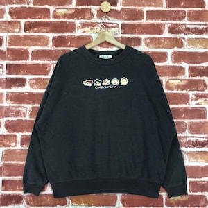 ヴィンテージ クレヨンしんちゃん スウェットシャツ クルーネック 刺繍ロゴ 日本の漫画アニメ プルオーバー ジャンパー サイズ XL