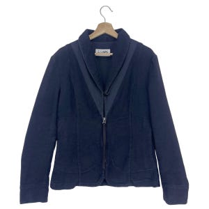 Vintage Martin Margiela Jacket Half Zip/Single Button Luxury Fashion Designer Cotton Jacket Size 46 Made In Italy