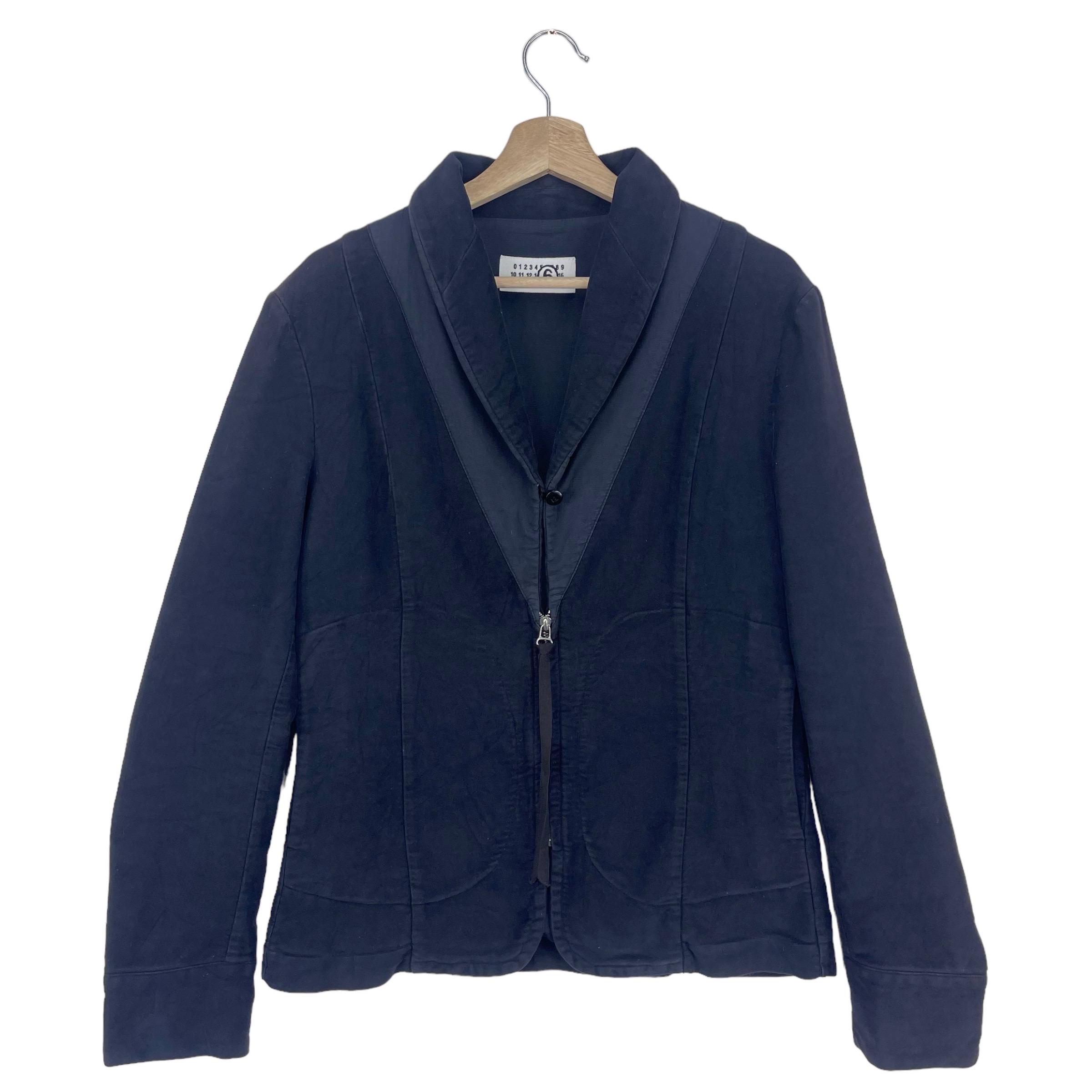 Vintage Martin Margiela Jacket Half Zip/single Button Luxury