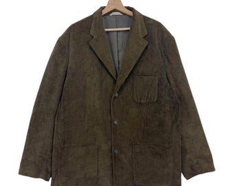 Vintage jaren 90 corduroy GAP-jack met knopen bruin werkjack, maat x-Large