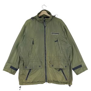 Vintage 90’s Polo Ralph Lauren Unitility Jacket Zipper Multi Pocket Lining Fleece Jacket Size X-Large